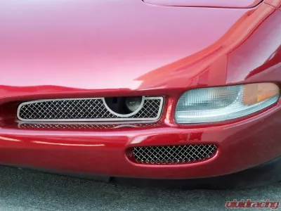 American Car Craft Vent Grilles Laser Mesh Front Brake 2pc Chevrolet Corvette 1997-2004 - ACC-032023